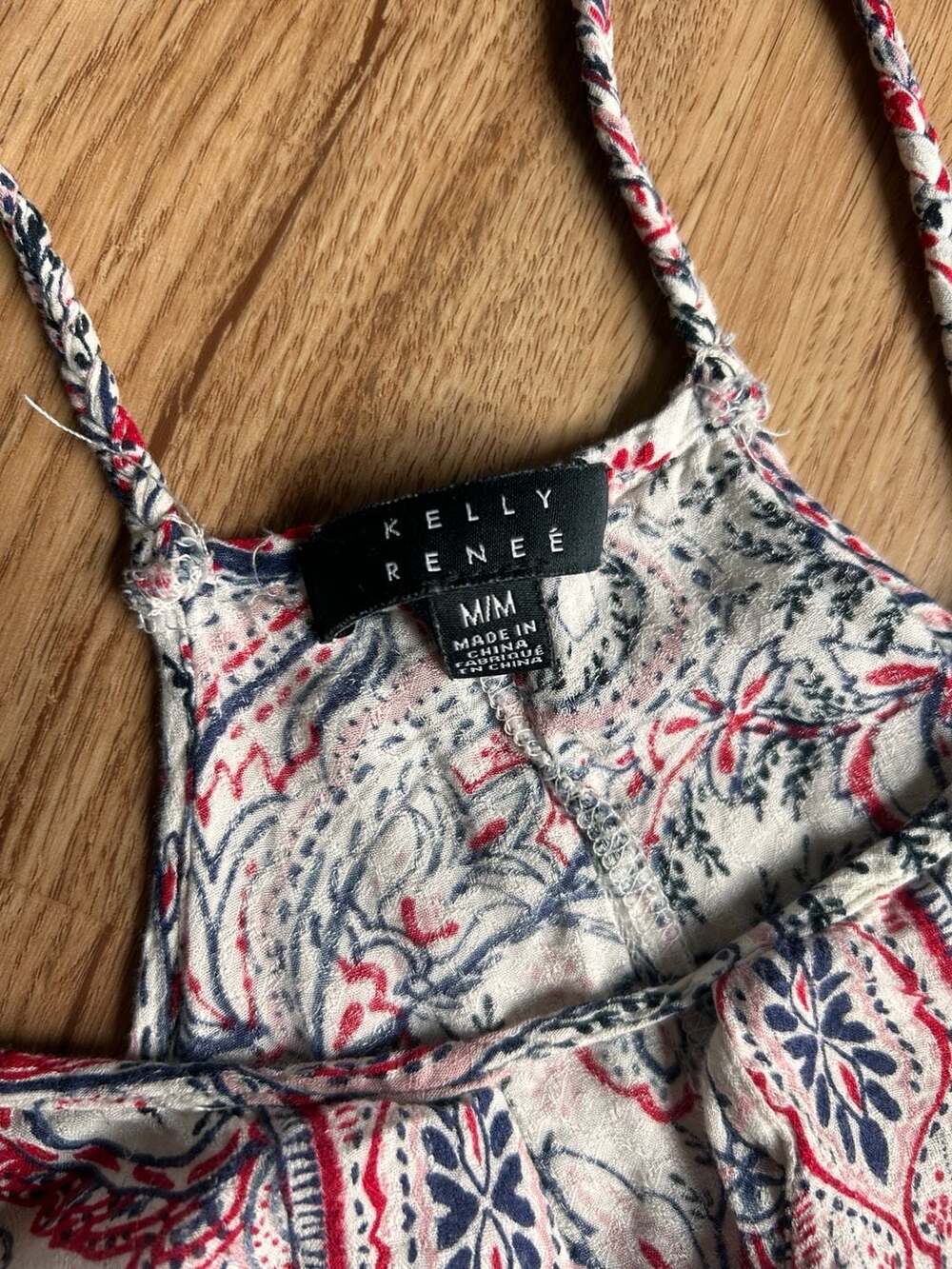 Kelly Renee Women's Paisley Print Sleeveless Tank Top